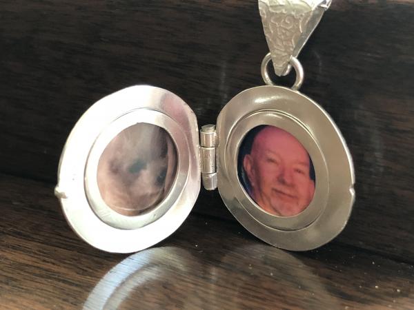 Locket with Ruby picture