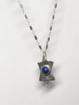 Star of David with Lapis Lazuli Necklace