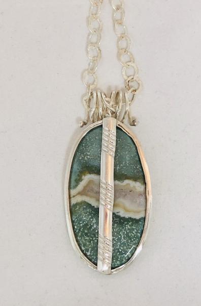 Green Moss Agate Necklace