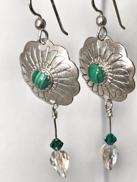 Dangly Malachite Earrings picture