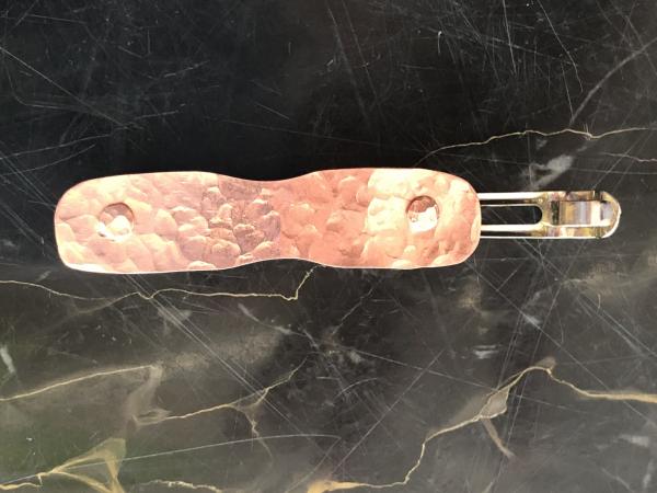 Hammered Copper Hair Clip picture