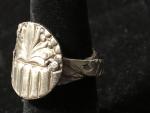 Fleur De Lis Double Banded Ring