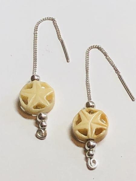 Star Bead Threader Earrings picture