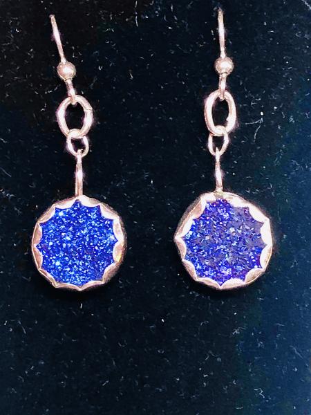 Deep Purple Druzy Earrings picture