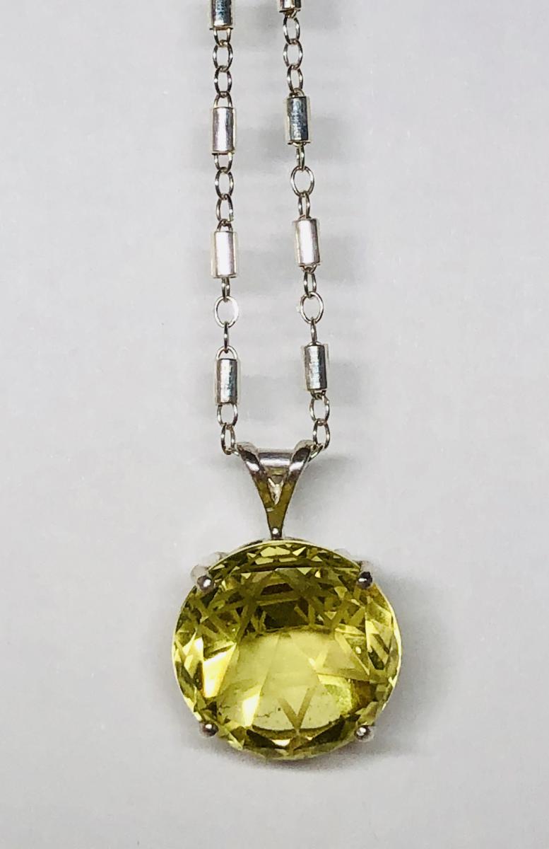 Yellow Topaz Necklace picture