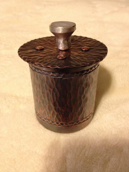 Small Copper Box with Lid picture