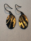 Gold and Blackened Steel Earrings picture