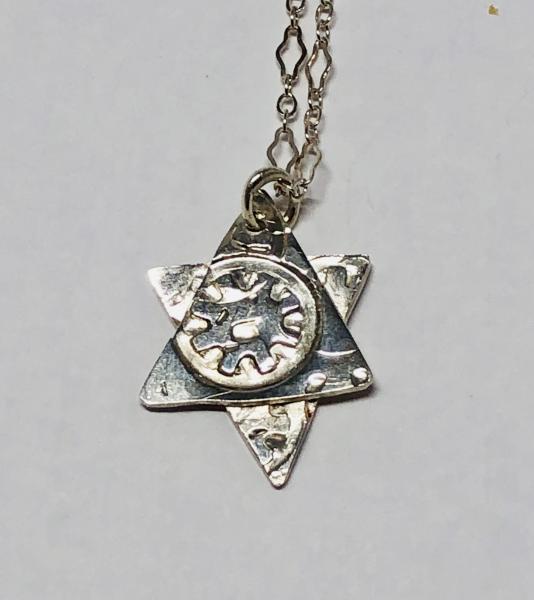 Star of David Sterling Necklace picture