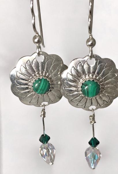 Dangly Malachite Earrings picture