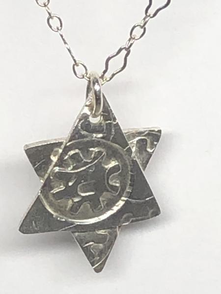 Star of David Sterling Necklace picture