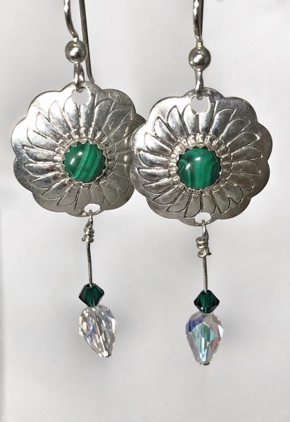 Dangly Malachite Earrings picture