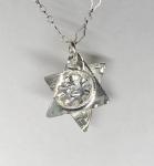 Star of David Sterling Necklace