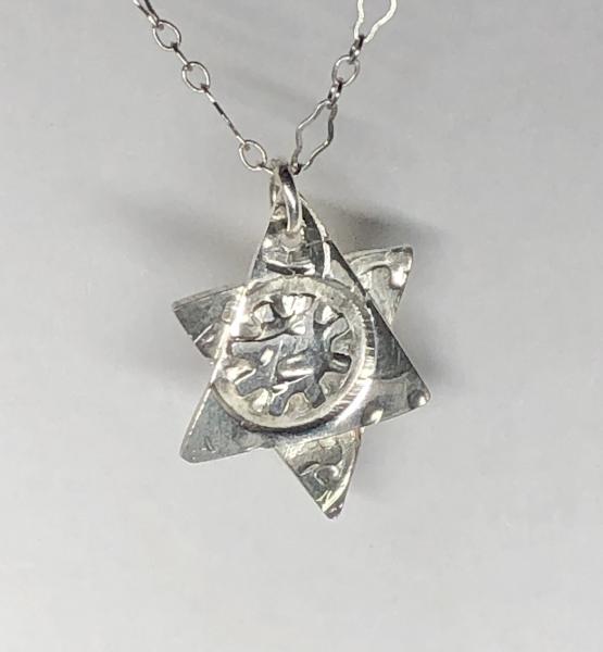 Star of David Sterling Necklace