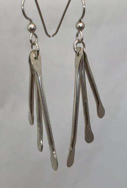 Sterling Silver Paddle Earrings picture