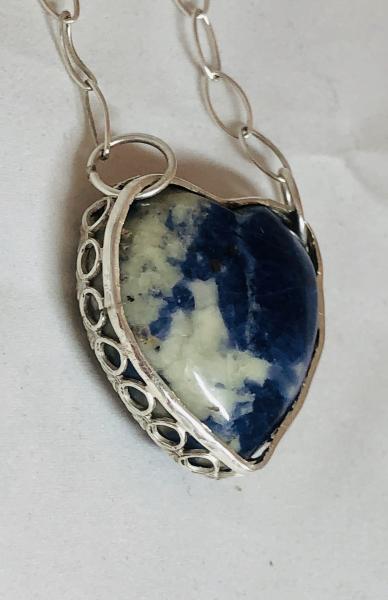 Sodalite Heart Necklace picture