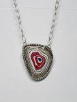 Corvetteite & Sterling Silver Necklace