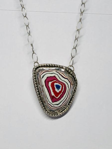 Corvetteite & Sterling Silver Necklace picture