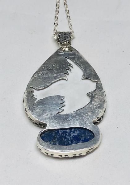 "Happy Little Bluebirds Fly" Necklace picture
