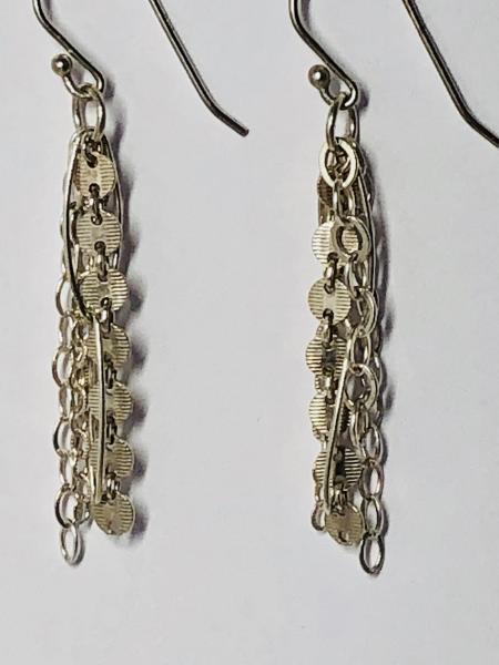 Sterling 5 Chains Earrings picture