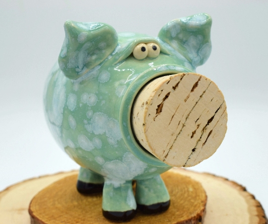 Handmade Pottery Piggy Bank picture