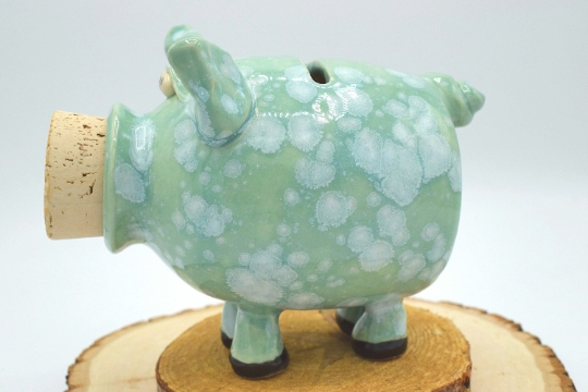 Handmade Pottery Piggy Bank picture