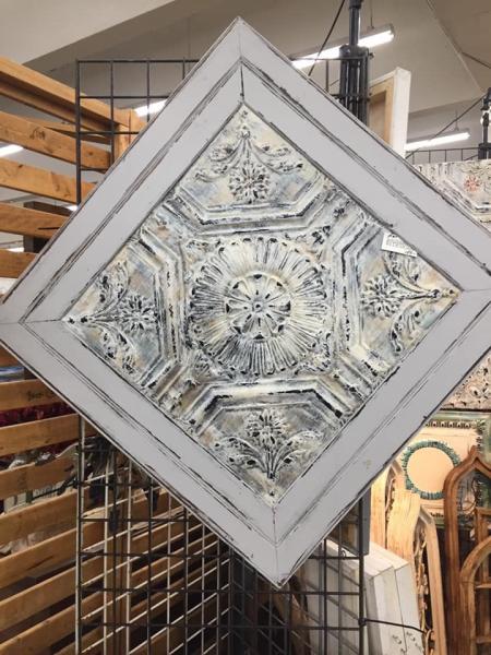 Framed Architectural Tin