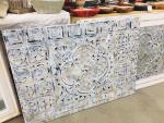 Custom wrapped Architectural tin art