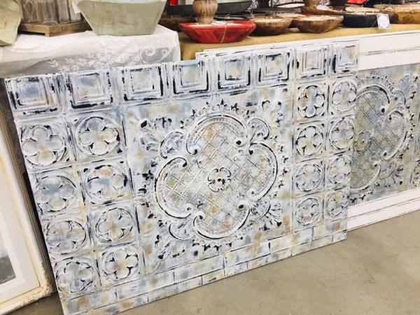 Custom wrapped Architectural tin art