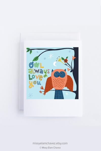 Owl Always Love You Greeting Card picture