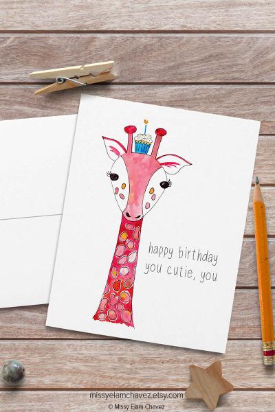Funny Animal Birthday Card Pack of 12 Cards picture