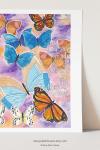 You are Made of Courage and Butterfly Wings 11x14" Art Print