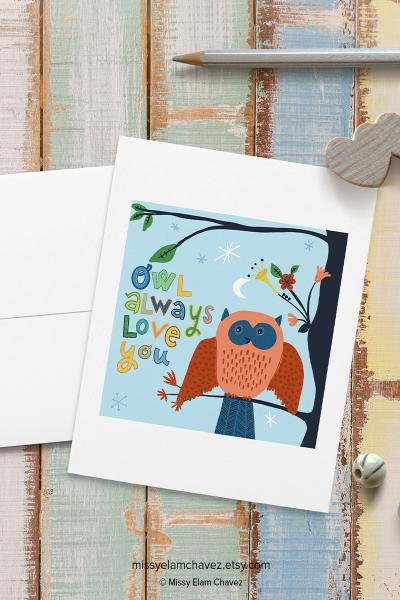 Owl Always Love You Greeting Card picture