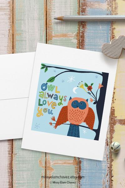 Owl Always Love You Greeting Card picture