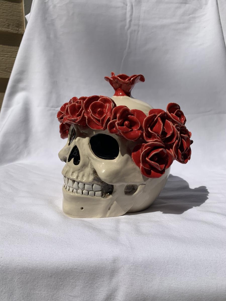 Dead Head skull jar picture