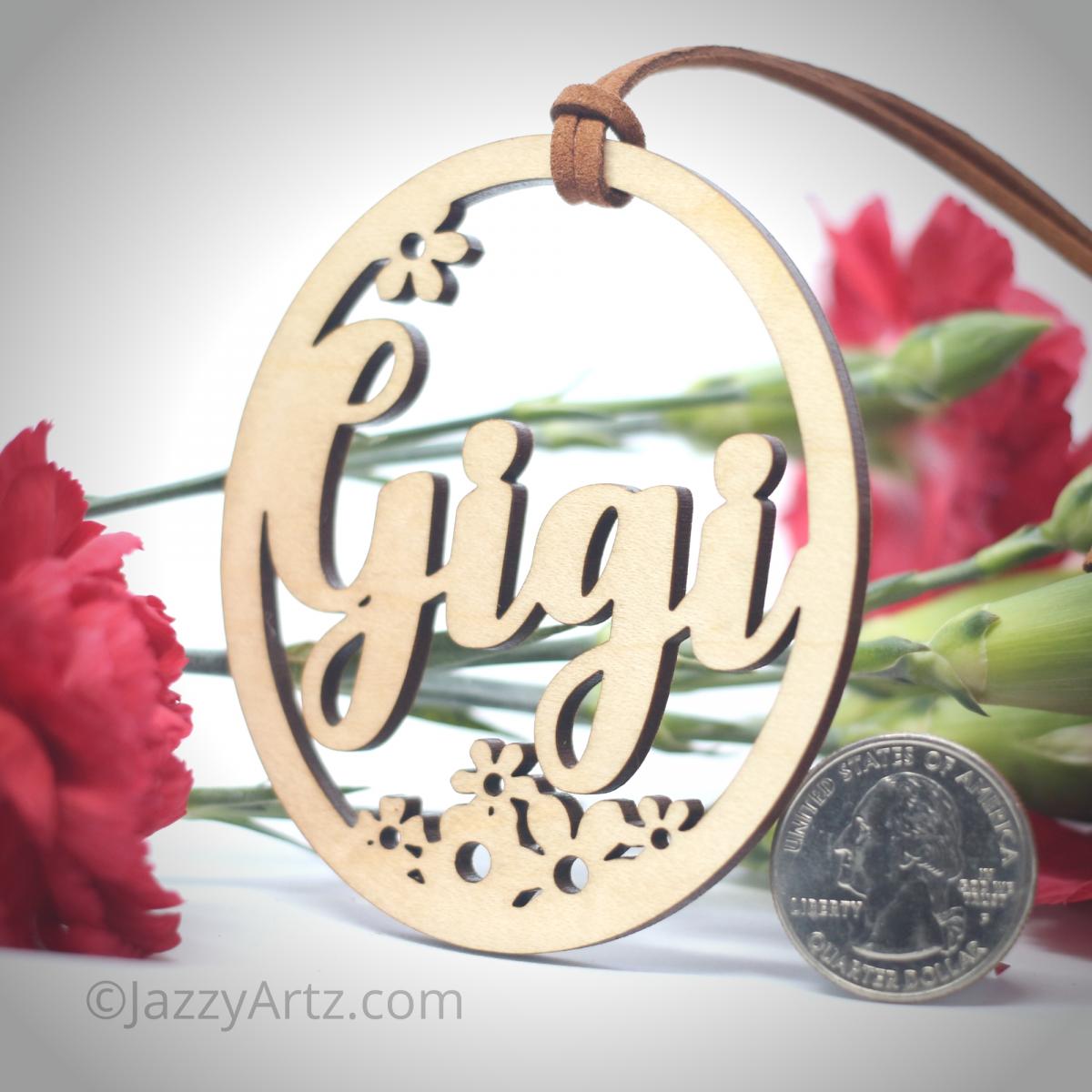 Maple Wood Gigi Ornament picture