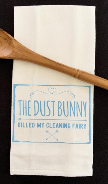 "The Dust Bunny..." Cotton Herringbone Towel picture