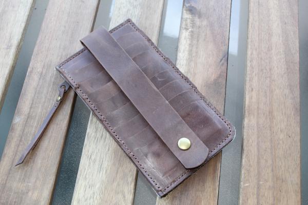 women's wallet double sided with hair on hide on one side picture