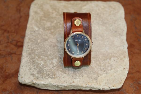 Leather cuff watches picture