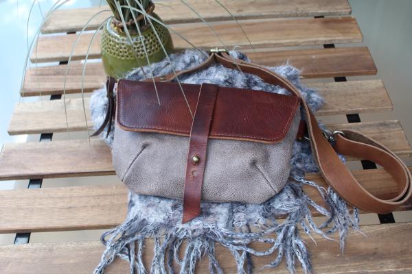 Leather Waist bag in two colors picture