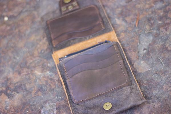 Woman's leather wallet picture