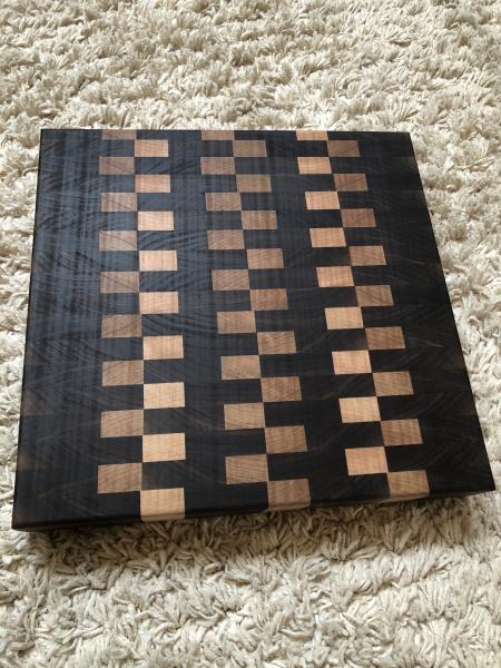 Half Checker Board Cutting Board picture
