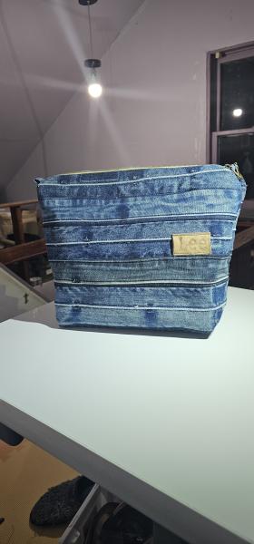 Denim handbag