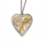 Transparent Heart Silver