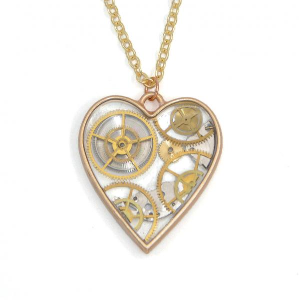 Transparent Heart Gold picture