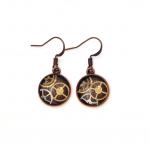 Circle Copper Earrings