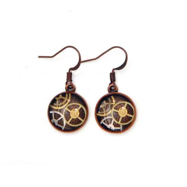 Circle Copper Earrings picture