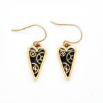 Heart Gold Earrings 2