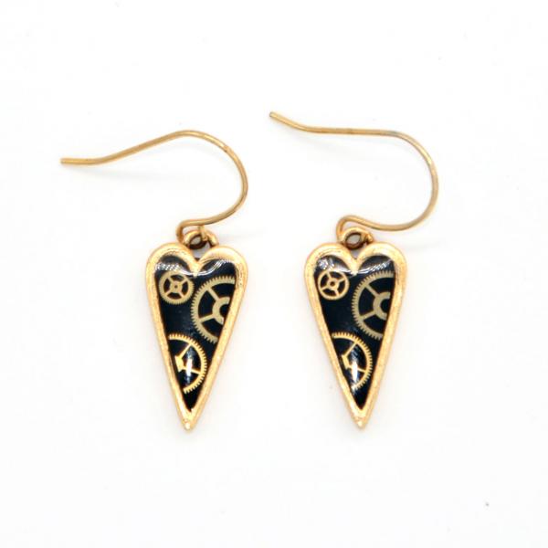 Heart Gold Earrings 2