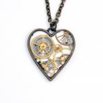 Transparent Heart Brass