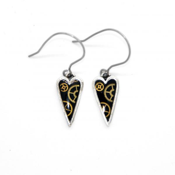 Heart Silver Earrings 2